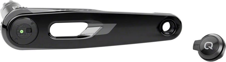 SRAM Rival AXS Wide Left Crank Arm and Power Meter Spindle Assembly - 160mm, 12/13-Speed, DUB PM Spindle, Black, E1