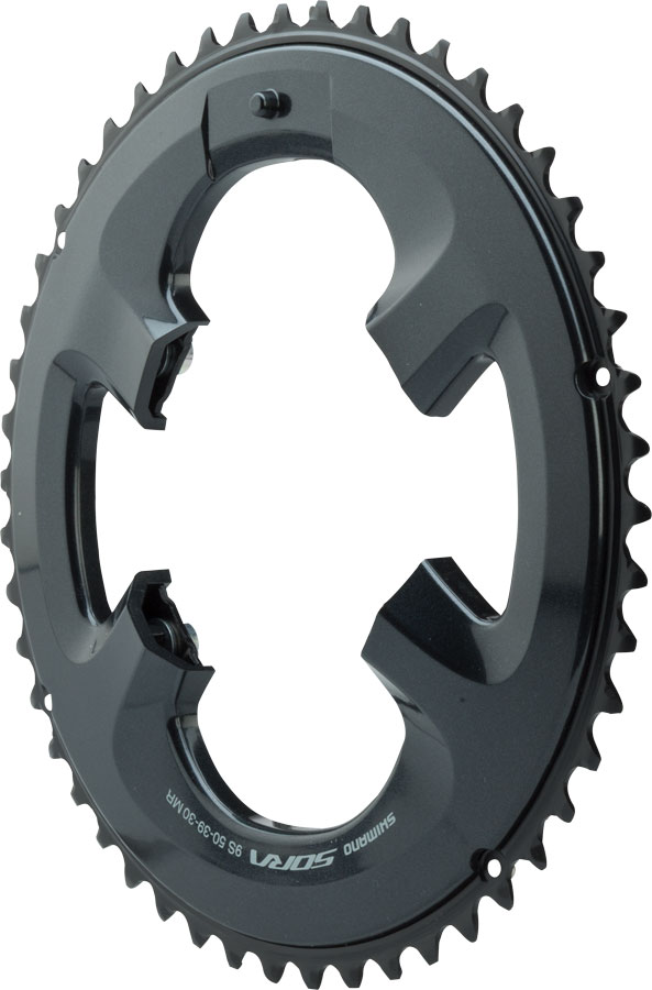 Shimano Sora R3030 (non-chainring guard model) 50t 110mm 9-Speed Outer Chainring, Black