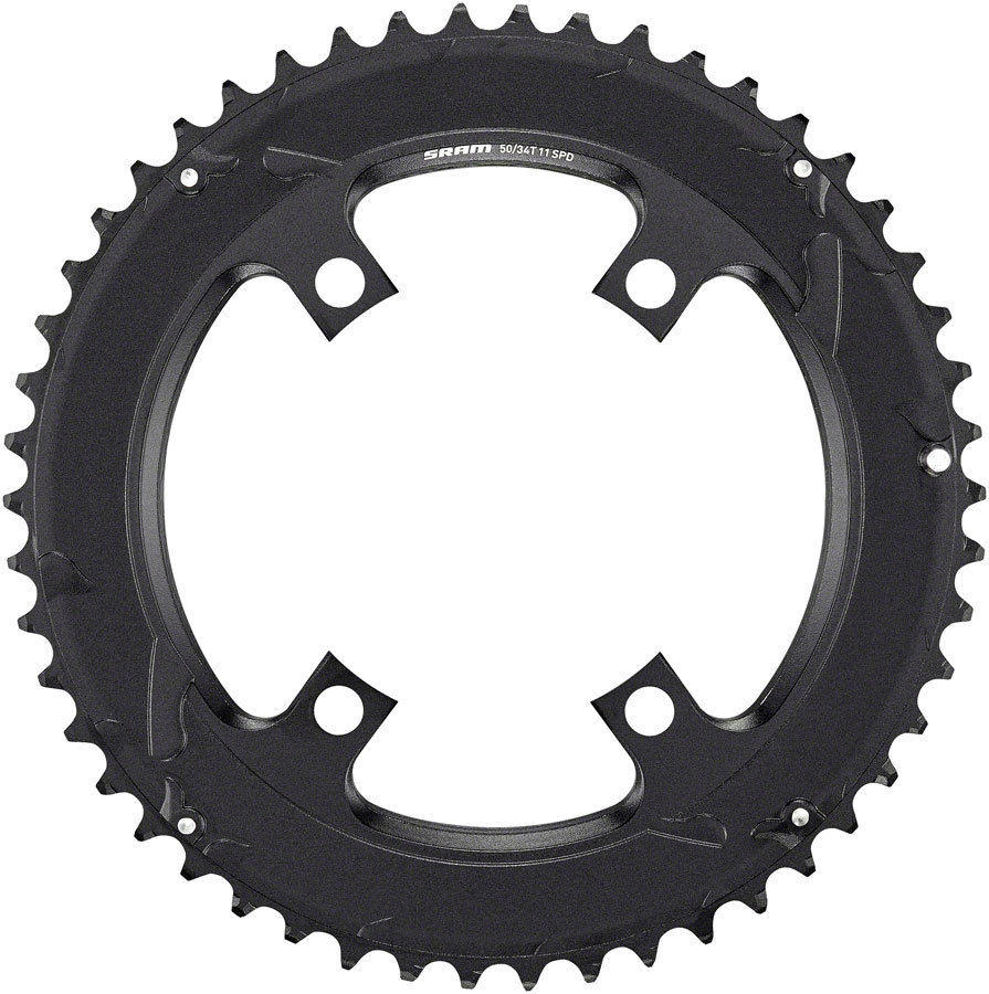 SRAM 11-Speed 50t 110mm Asymmetric Chainring, Black