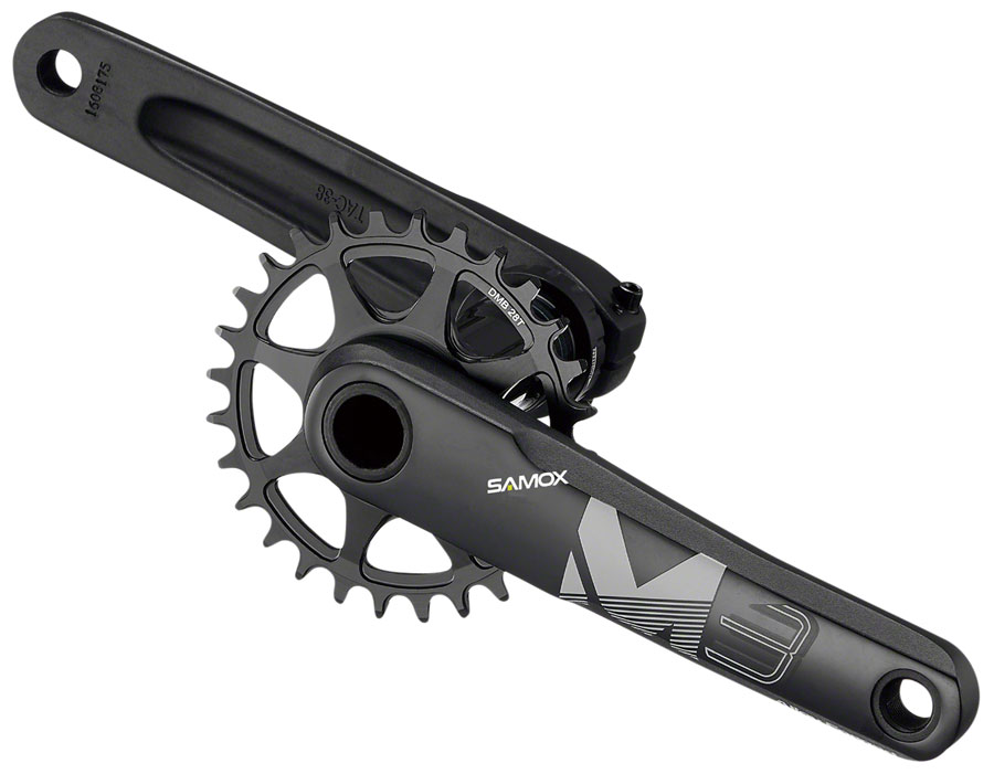 Samox M3 Crankset - 175mm, 10-12 Speed, 32t Boost, 3-Bolt Direct Mount, 24mm Spindle, Black