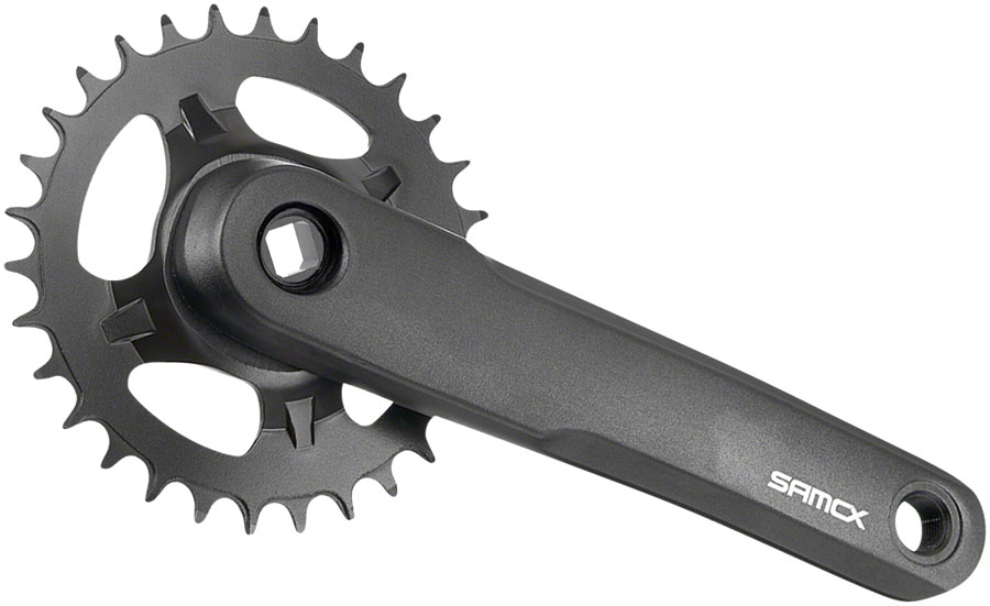 Samox M3s Crankset - 170mm, 10-12 Speed, 32t, 3-Bolt Direct Mount, JIS Square Taper, Black