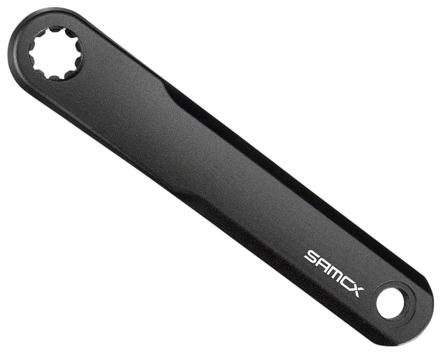Samox E3 BR Ebike Crank Arm Set - 155mm, Specialized w/BROSE (ISIS Spindle), 0mm offset Right / 5mm offset Left, Black