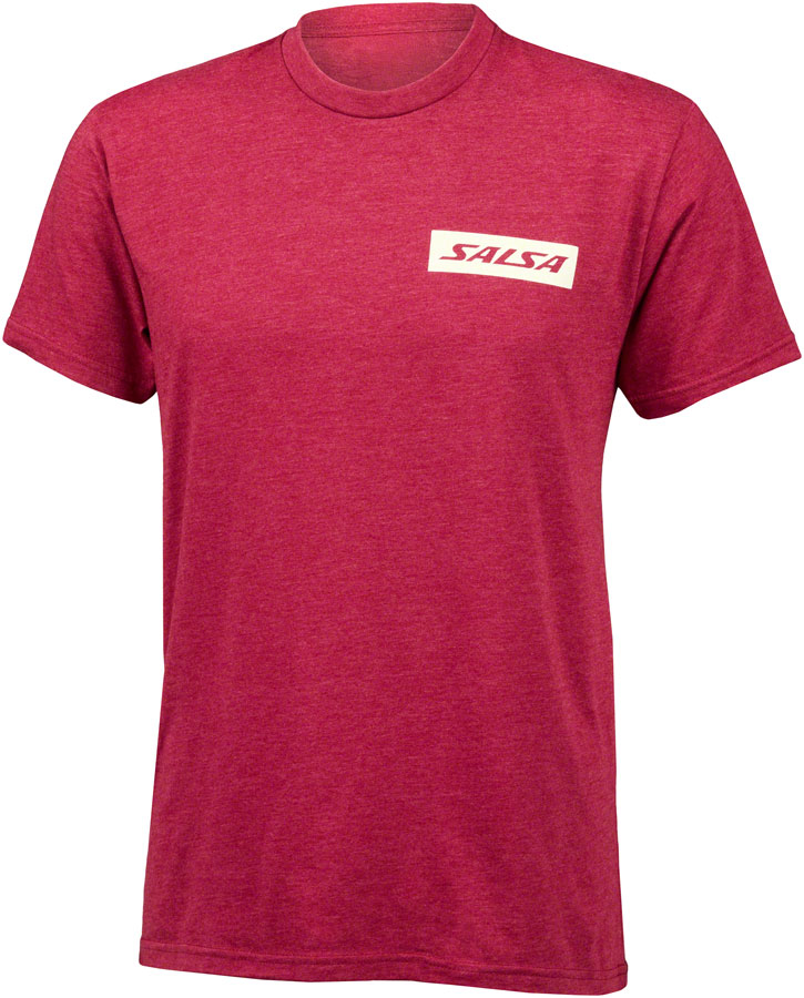 Salsa Logo Short Sleeve T-Shirt - Unisex, Red, Large