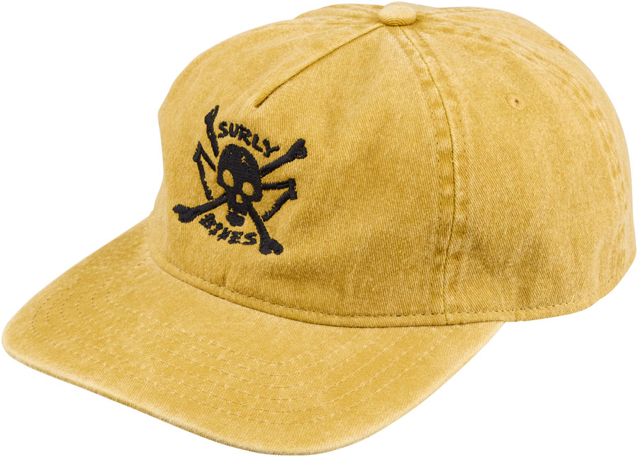 Surly Skullet Strap Back Hat - Mustard, One Size