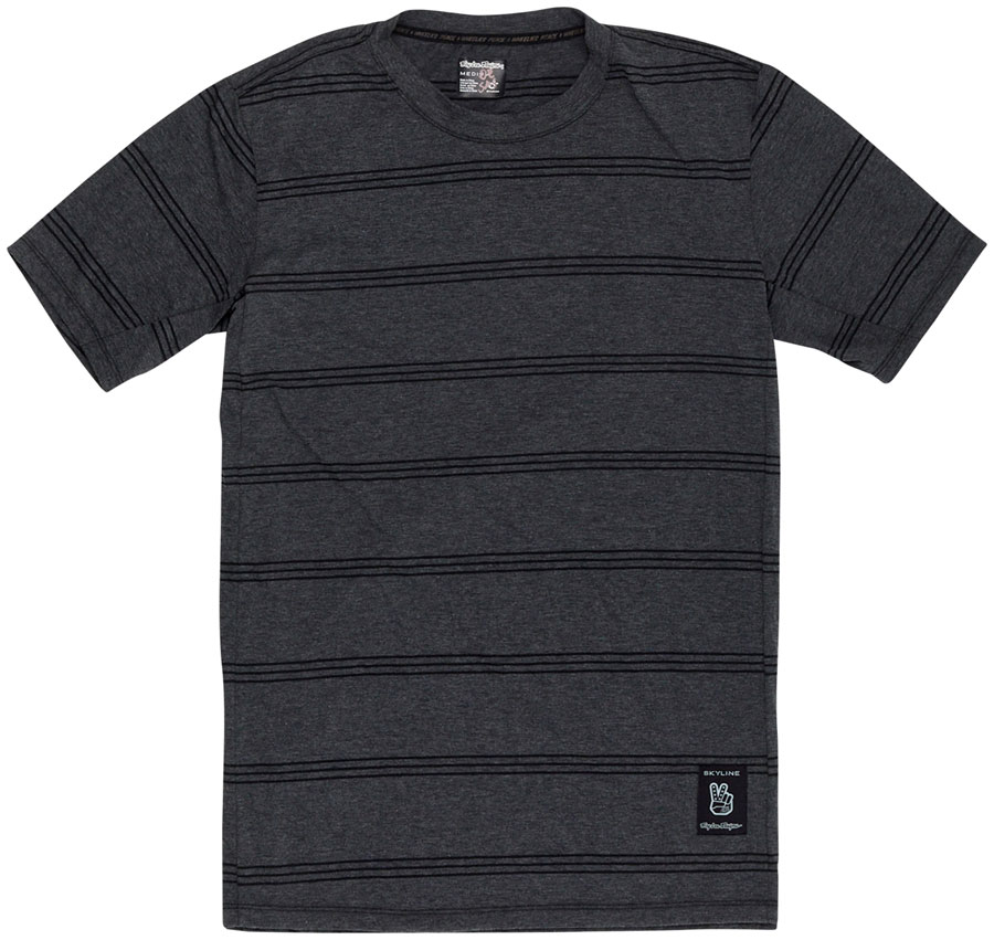 Troy Lee Designs Skyline Short Sleeve Ride Tee – Washed Out Dark Cloud, Small