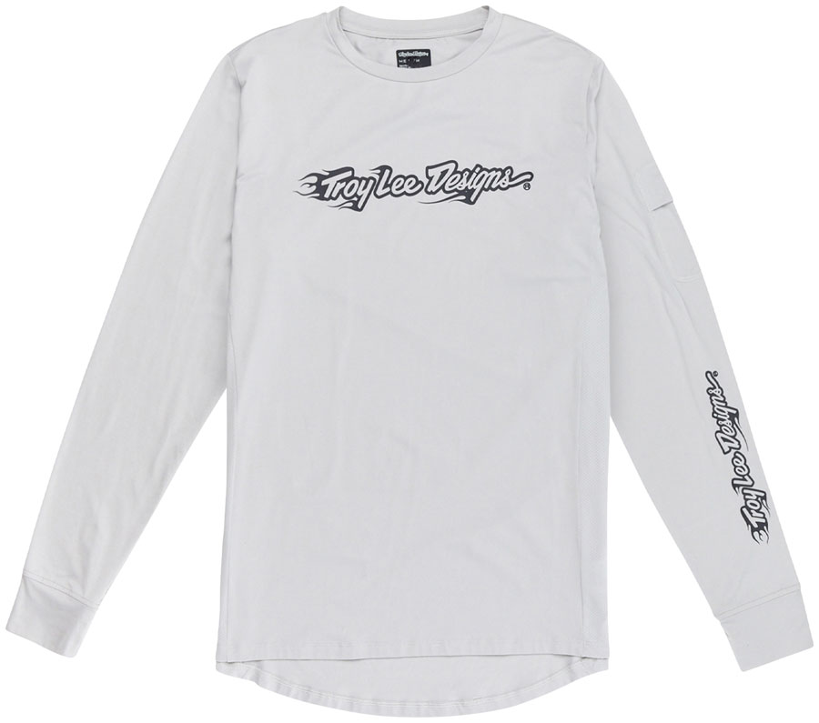 Troy Lee Designs Ruckus Long Sleeve Ride Tee – Burn Out Mist, Medium