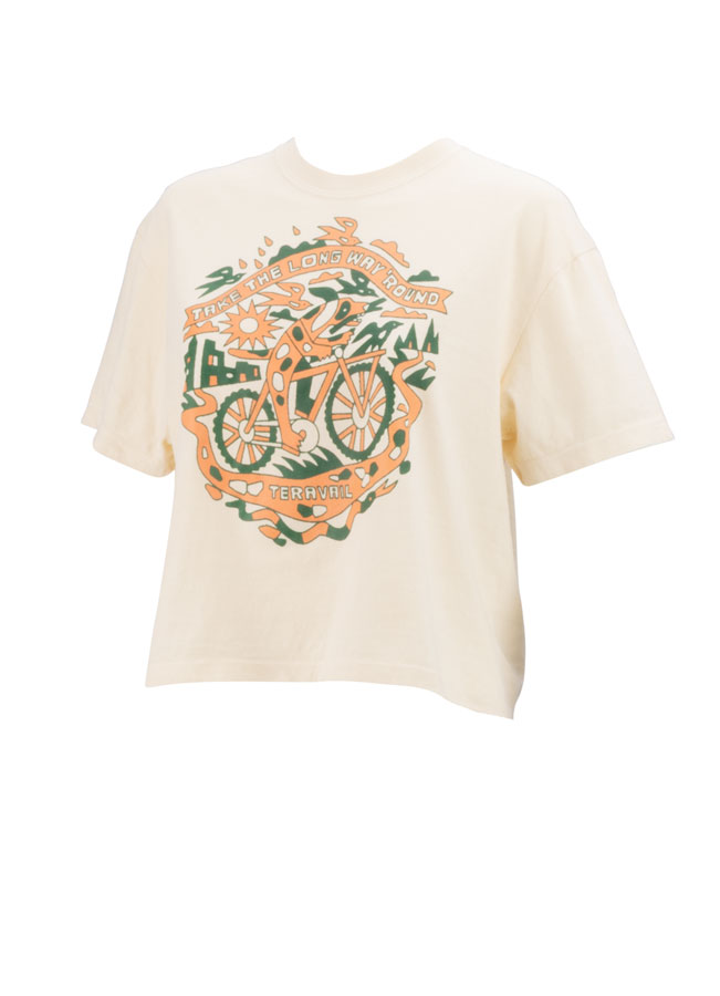 Teravail Artist Series: Joshua Noom T-Shirt - Ivory, Womens, Medium