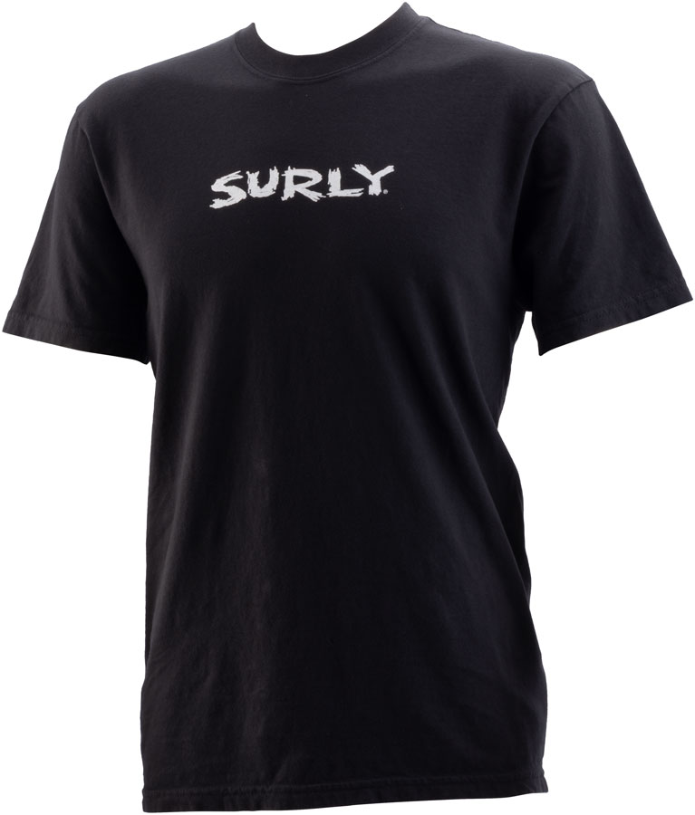 Surly Scratchy Logo Short Sleeve T-Shirt - Unisex, Black, Small