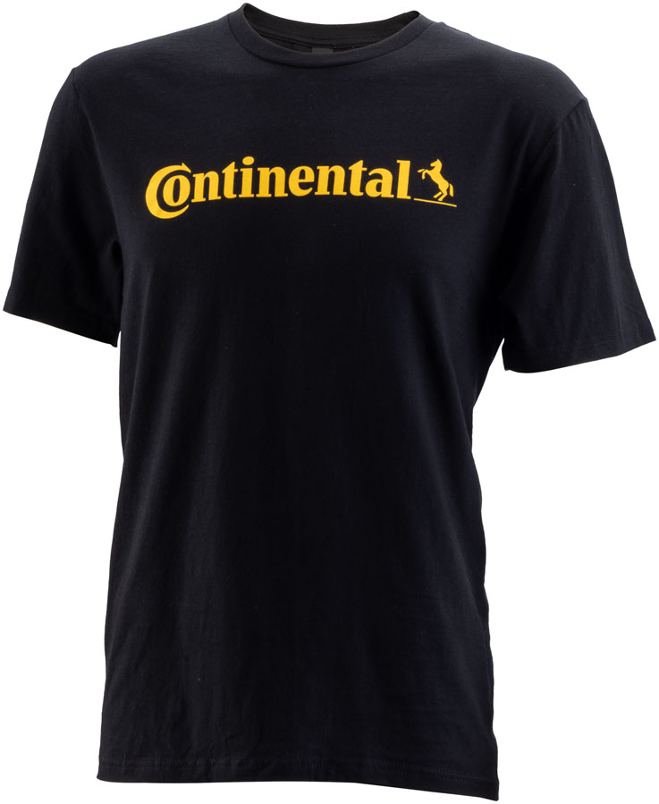 Continental Logo T-Shirt - Black, Large