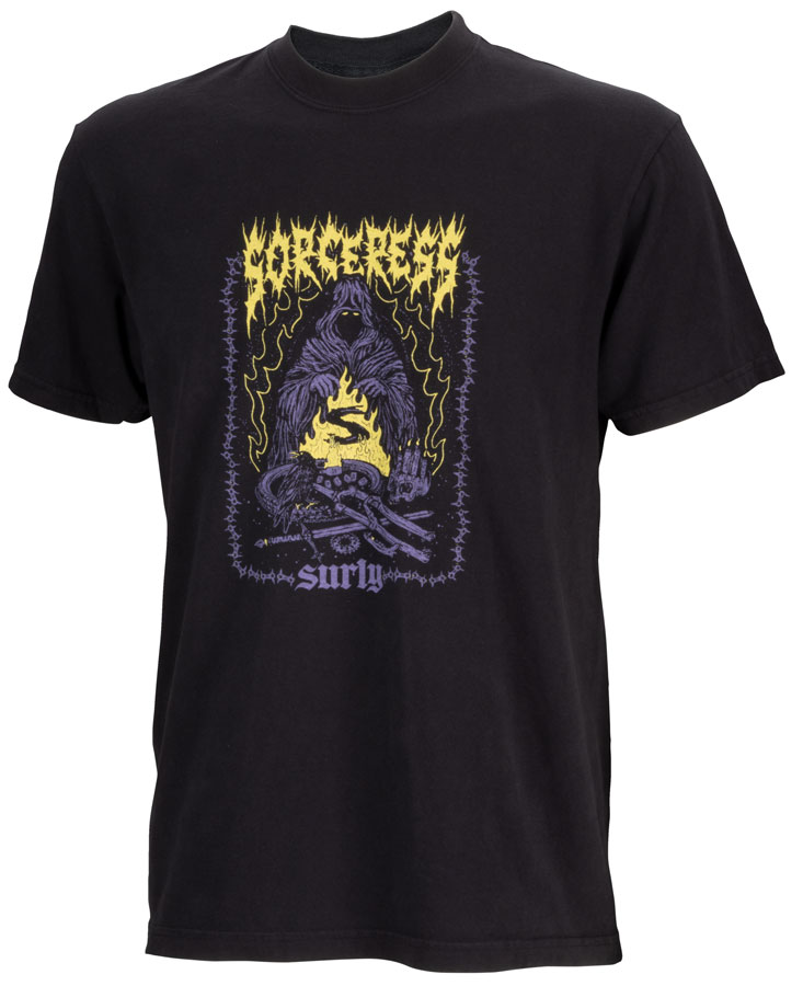 Surly Sorceress Short Sleeve Shirt, Black - Small