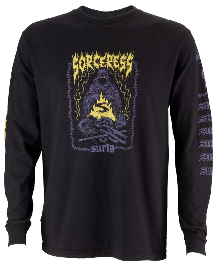 Surly Sorceress Long Sleeve Shirt, Black - Small