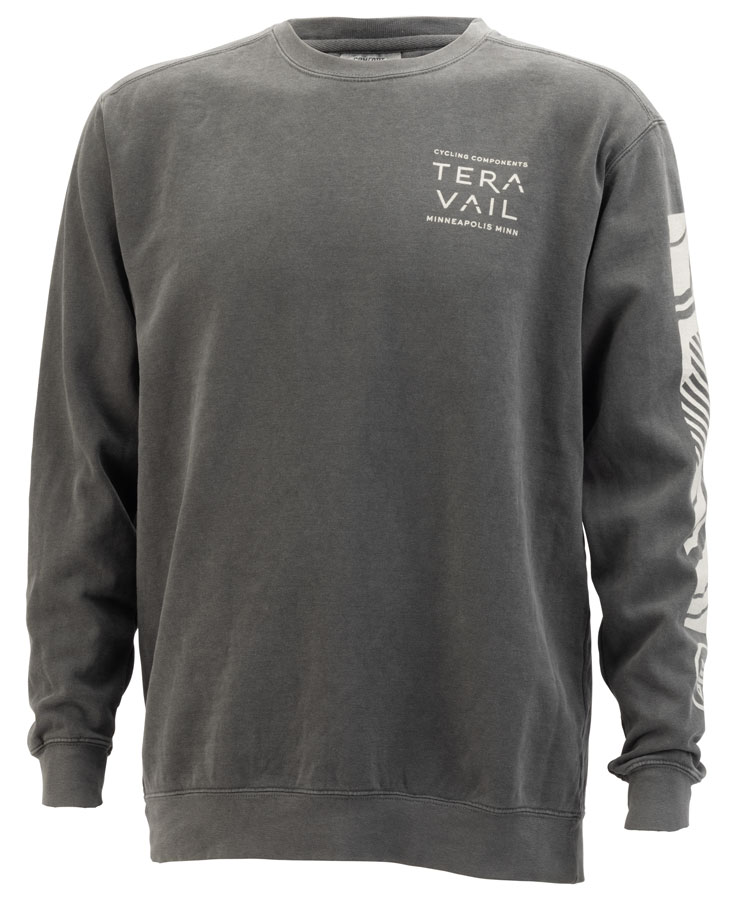 Teravail Sediment Layer Crew Neck Sweatshirt - Pepper Gray, Unisex, 2X-Large