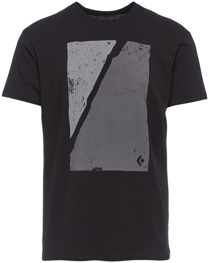 Black Diamond Block Print Mountain Tee - Black, Men's, Large