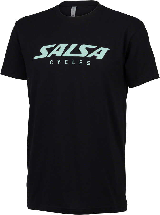 Salsa Block Men's T-Shirt - Black, Grey/Blue, Small
