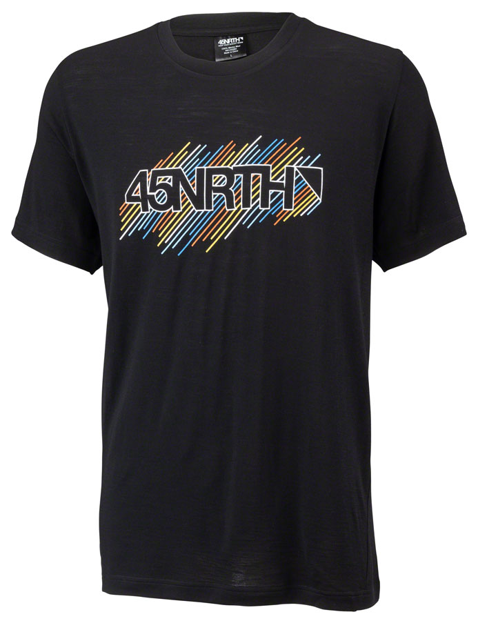 45NRTH Diffuser Wool T-shirt - Men's, Black, Small