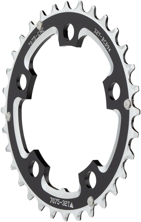 MSW Multi Speed 32t x 94mm Middle Chainring Black