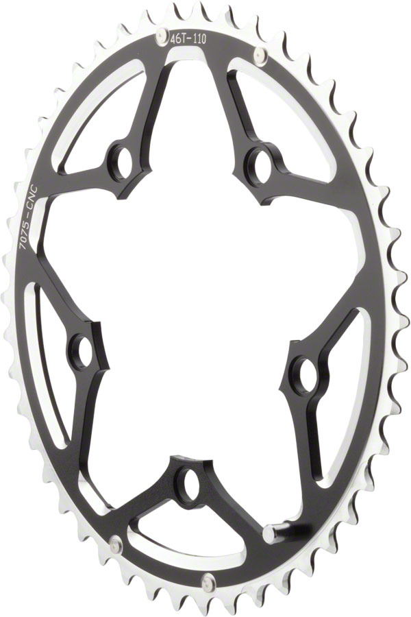 MSW Multi Speed 46t x 110mm Outer Chainring Black