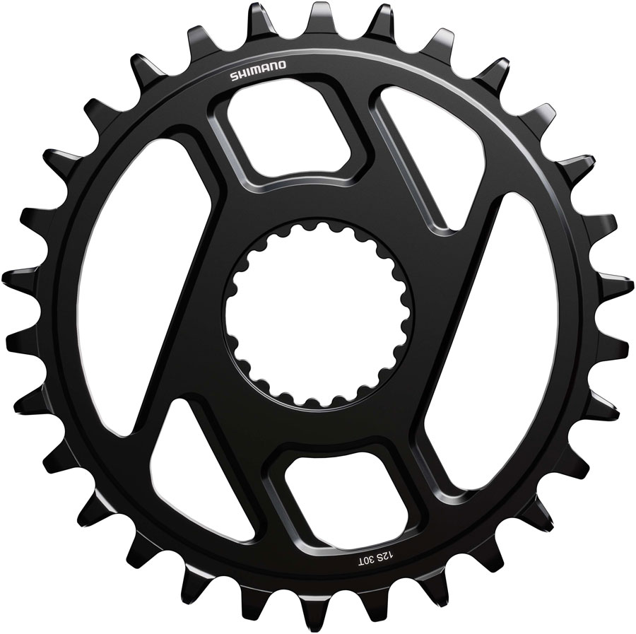 Shimano Deore SM-CRM66 Direct Mount Chainring - 30t, 12-Speed, For FC-M6200 and FC-MT620, Black