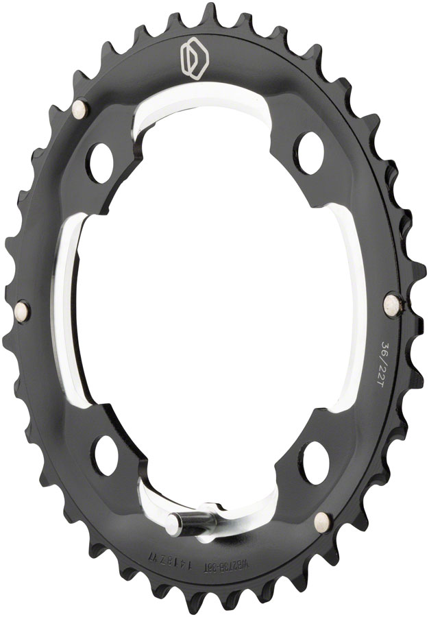 Dimension Multi Speed Chainring - 36t, 104mm BCD, 4-Bolt, Outer, Black