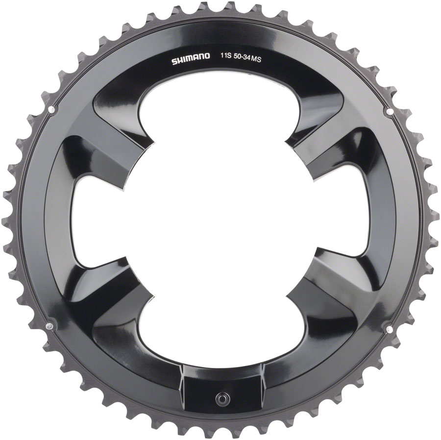 Shimano FC-RS510 Chainring - 50t, Asymmetric 110mm BCD, Black, MS