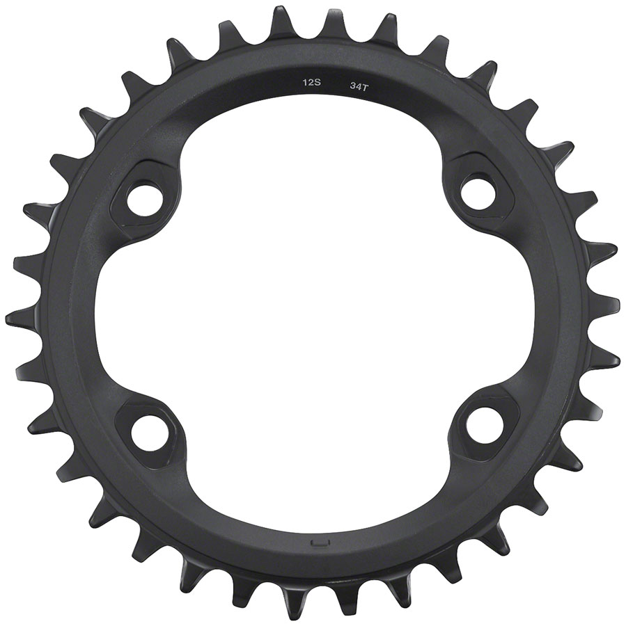 Shimano FC-MT610 Chainring - 34t, 12-Speed, Asymmetric 96 BCD, Black