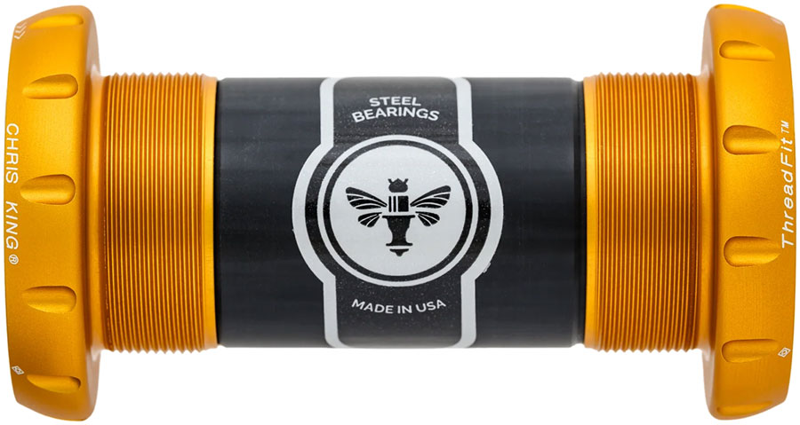 Chris King ThreadFit 30 Bottom Bracket - English, 50th Anniversary Matte Gold