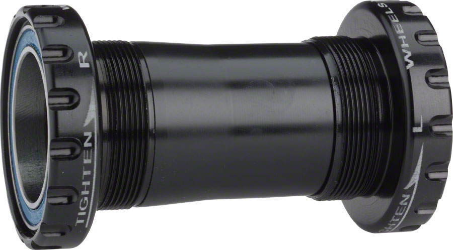 Wheels Manufacturing BSA 30 Bottom Bracket - English (BSA) Frame Interface, ABEC-3 Bearings, For 30mm Spindle, Black