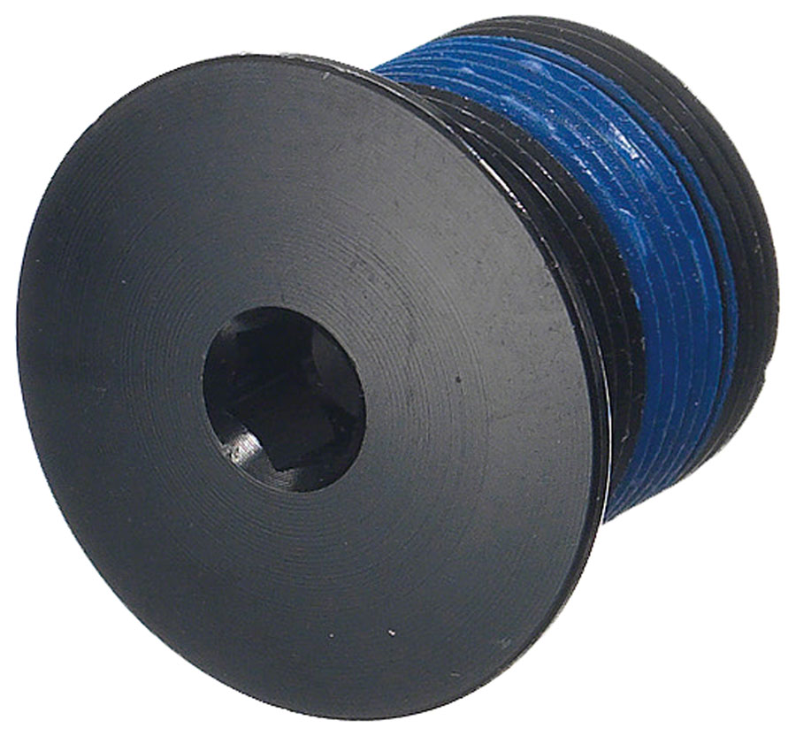 Samox BL-A01-1 Crank Spindle Bolt - For 2-Piece Pinch Bolt Style Cranks with 24mm Spindle, Includes O-ring, M18 x 1.0