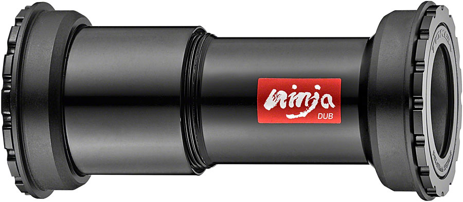Token Ninja BB38629 Press Fit Double-Thread Bottom Bracket - BB386/BB392, SRAM DUB, Black