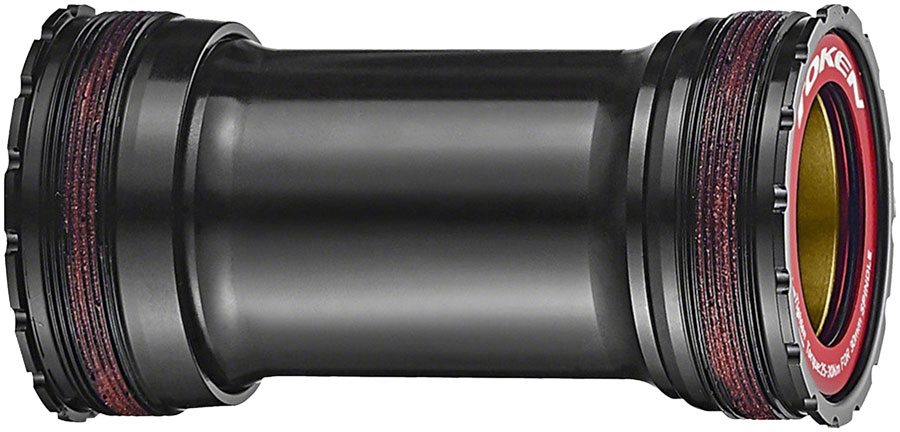 Token T47V386 Threaded Bottom Bracket - T47 Inboard, BB386/BB392, Black