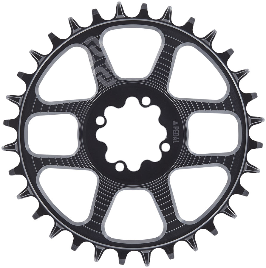 e*thirteen Helix Race 8-Bolt Chainring - 34t, 11/12-Speed, 3mm Offset, 8-Bolt Direct Mount, Black