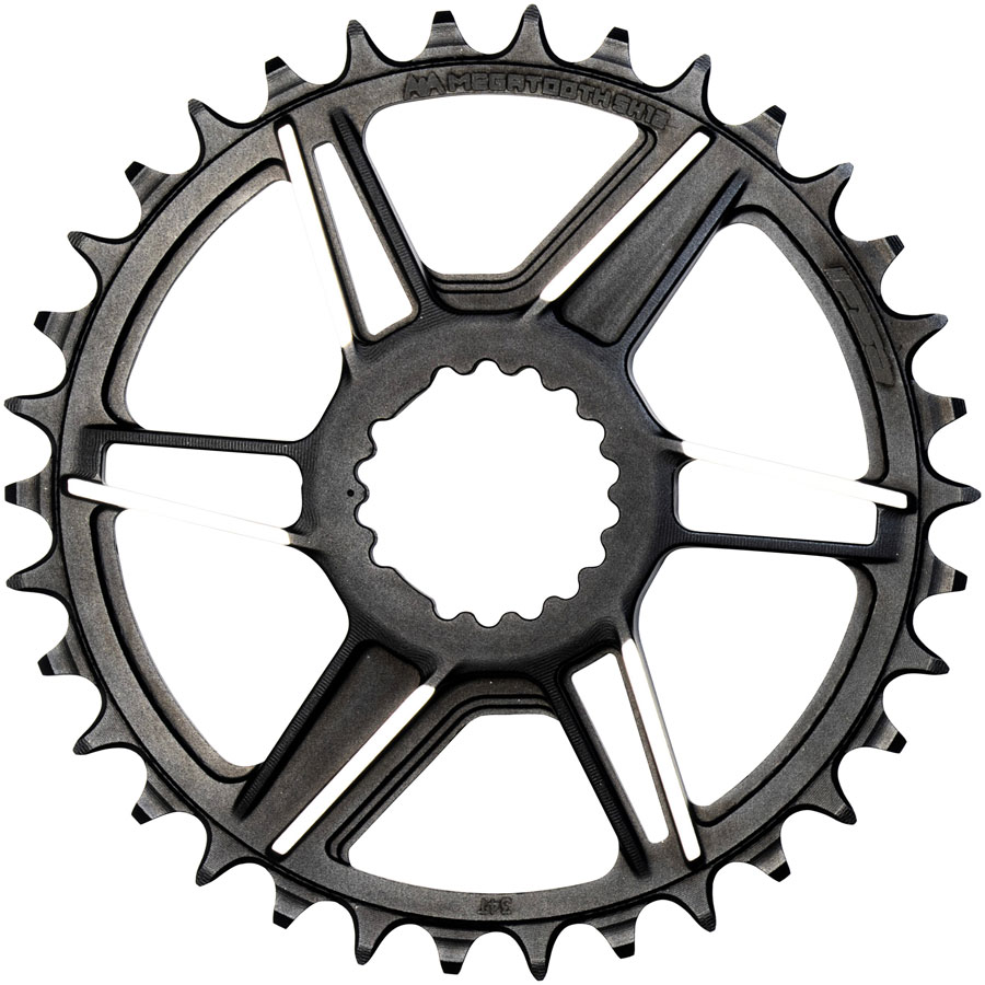 Full Speed Ahead Gradient Direct Mount SH12 Chainring - 34t, FSA Direct Mount, Compatible with Shimano 12-Speed Hyperglide+, Black