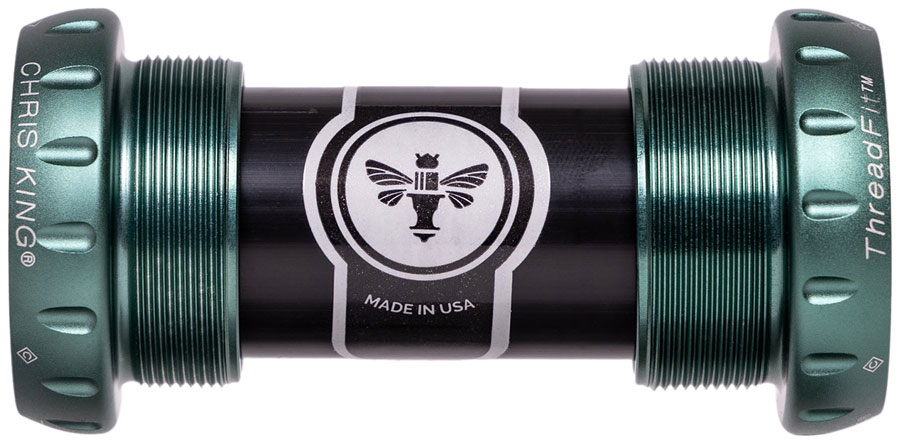 Chris King ThreadFit 24 Bottom Bracket - English, Matte Jade, Ceramic