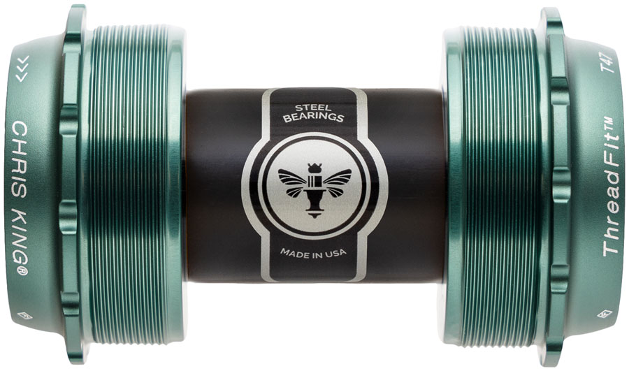 Chris King ThreadFit T47 24x Bottom Bracket - T47, Matte Jade