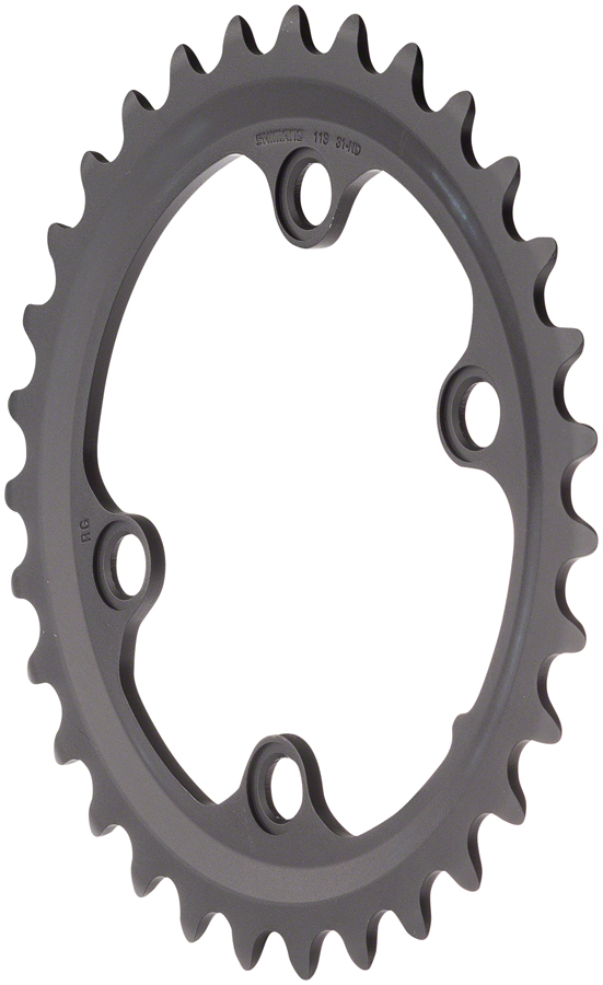 Shimano GRX RX810 Chainring - 31t, 80 BCD, 4-Bolt, 11-Speed, Black