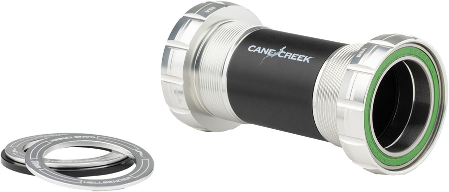 Cane Creek Hellbender 70 Bottom Bracket - English, For 30mm Spindle, Silver