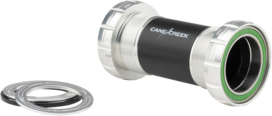 Cane Creek Hellbender 70 Bottom Bracket - English, For DUB Spindle, Silver