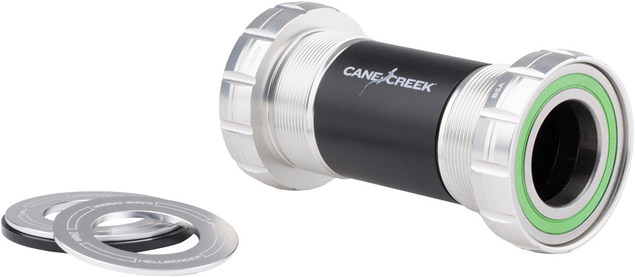 Cane Creek Hellbender 70 Bottom Bracket - English, for 24mm Spindle, Silver