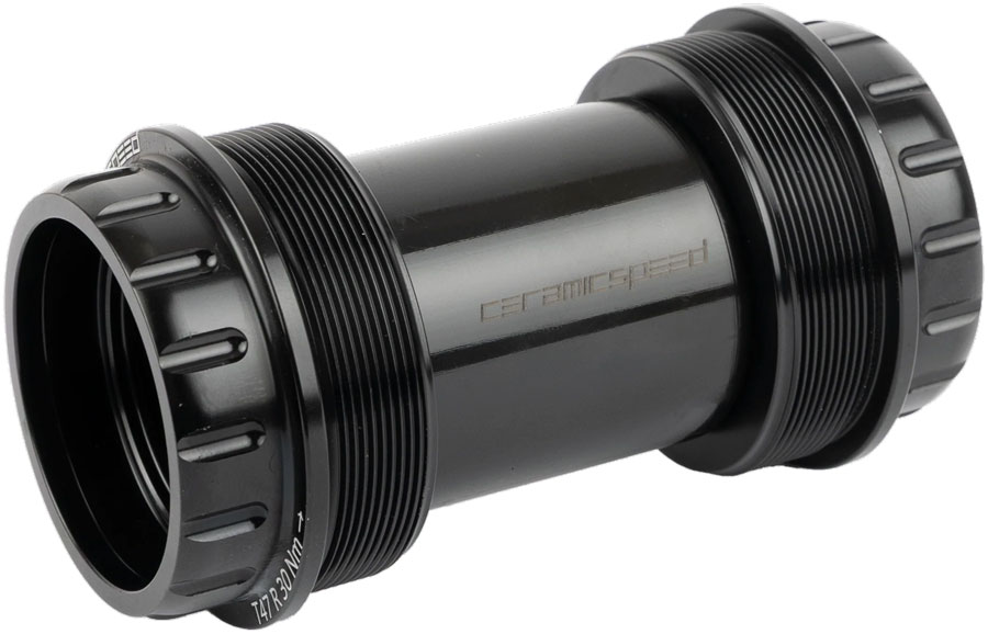 CeramicSpeed BB ALPHA Bottom Bracket - T47, 86mm, For 24mm/Shimano Spindle, Gravel, Black