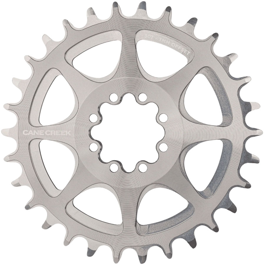 Cane Creek Direct Mount Chainring - 32t, 8-Bolt Direct Mount, 0mm Offset, Ti Gray