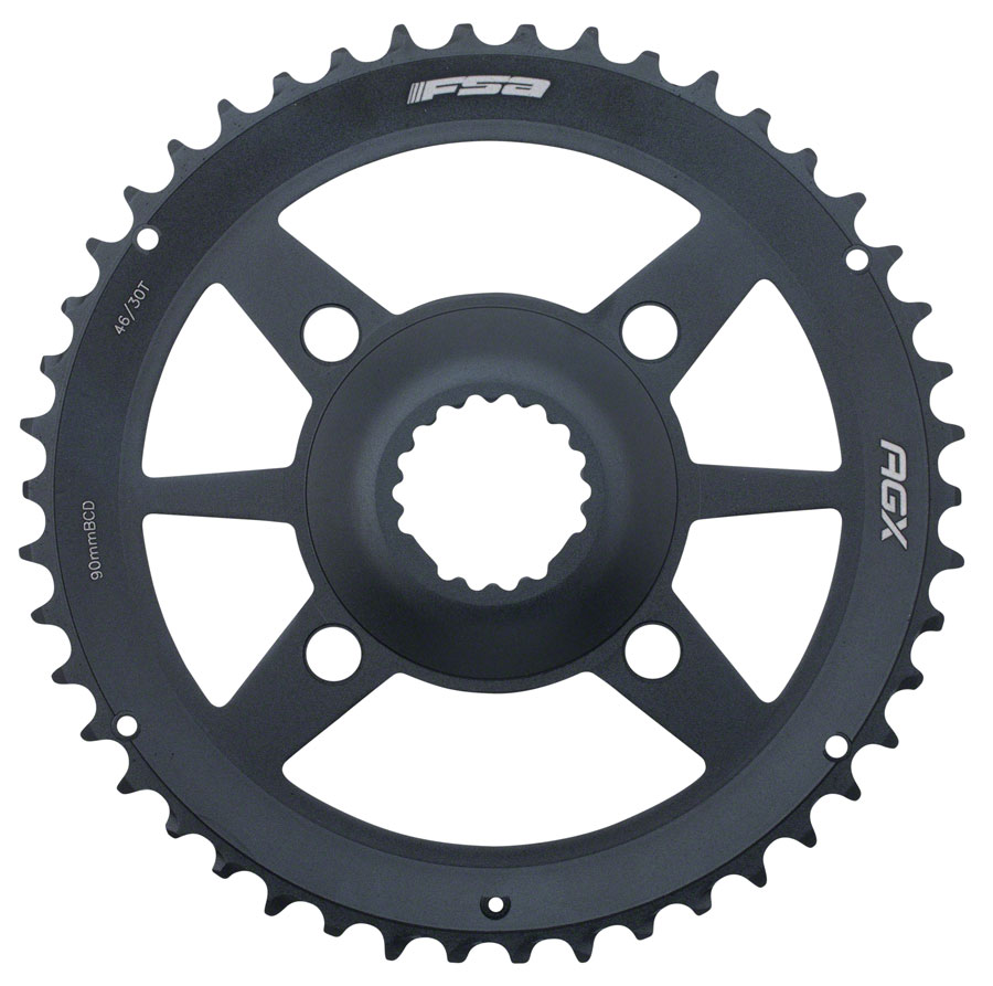 Full Speed Ahead Gossamer AGX Direct Mount Chainring - 46t, Black