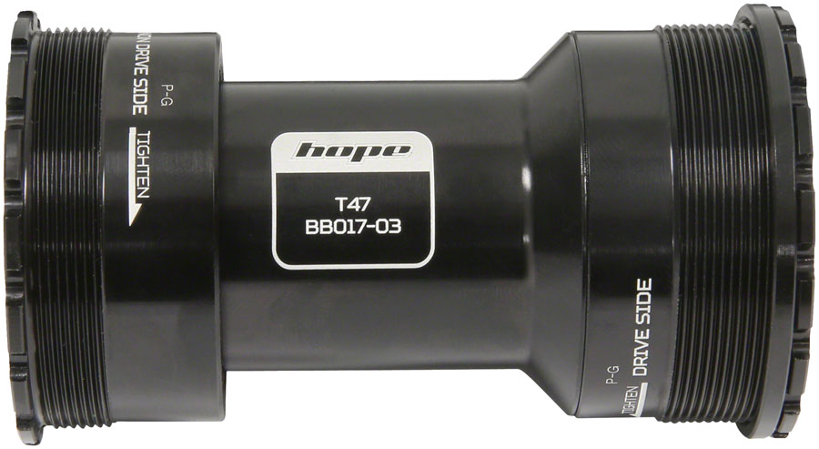 Hope T47 Bottom Bracket Bottom Bracket - 86/92mm, For 30mm Spindle, Stainless, Black