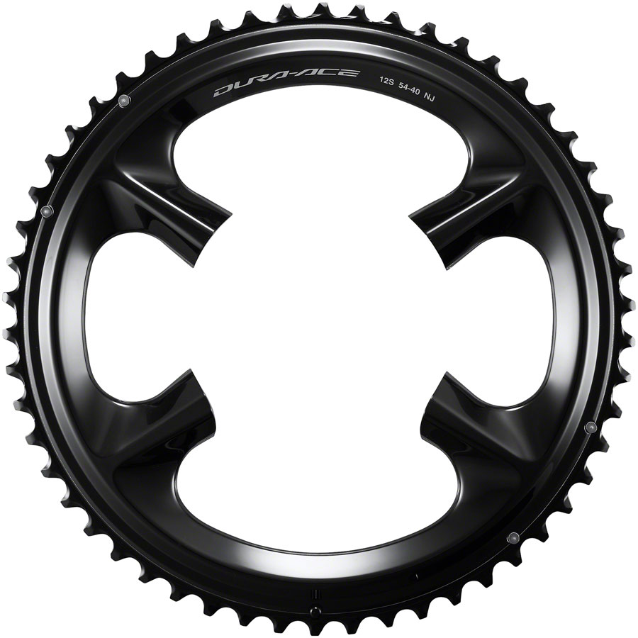Shimano Dura-Ace FC-R9200 12-Speed Chainring - 54t, Asymmetric 110 BCD, Black, NJ