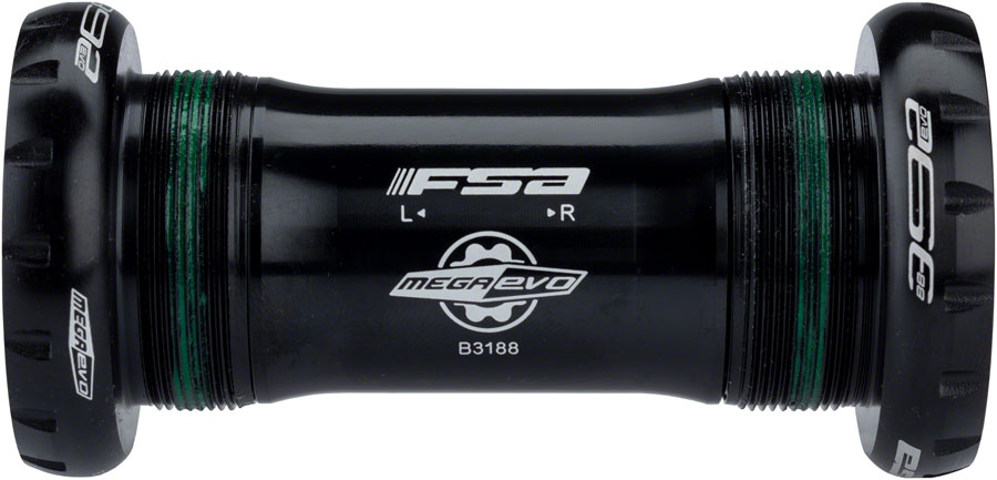 Full Speed Ahead MegaEvo Steel Mountain Bottom Bracket for 392EVO cranks, 68/73mm English Threading