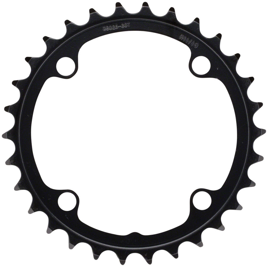 Full Speed Ahead Omega/Vero Pro Steel Road Double Chainring - 30t, 90 BCD, Steel, N-11, Black