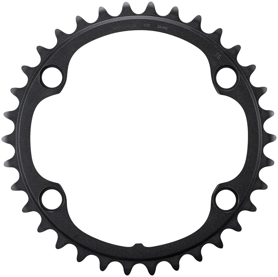 Shimano Ultegra FC-R8100 12-Speed Chainring - 34t, Asymmetric 110 BCD, Black, NK