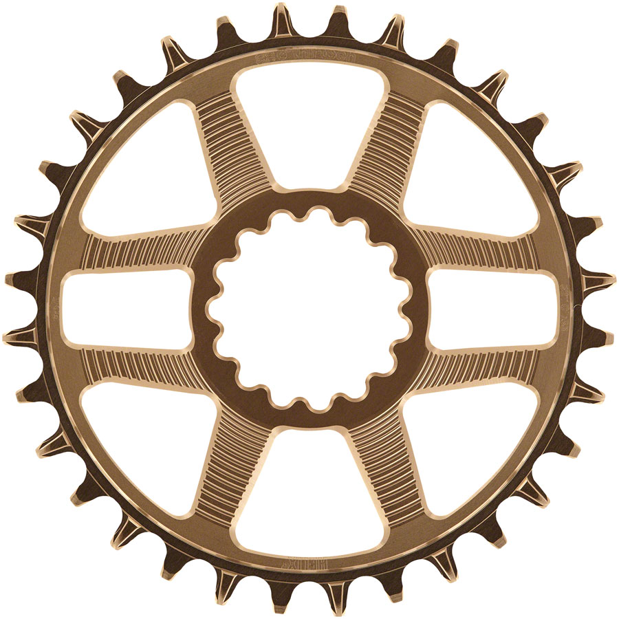 e*thirteen Helix R Guidering - 32t, 11/12-Speed, 52/55mm Flip Flop CL, 3/5mm Offset, e*thirteen DM, Bronze