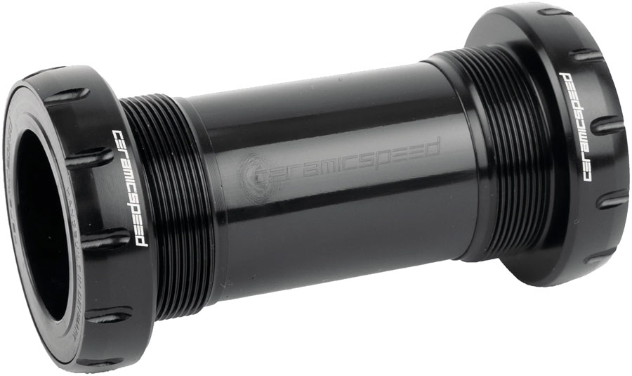 CeramicSpeed BB ALPHA Bottom Bracket - English/BSA, 68mm, For SRAM DUB Spindle, Road, Black