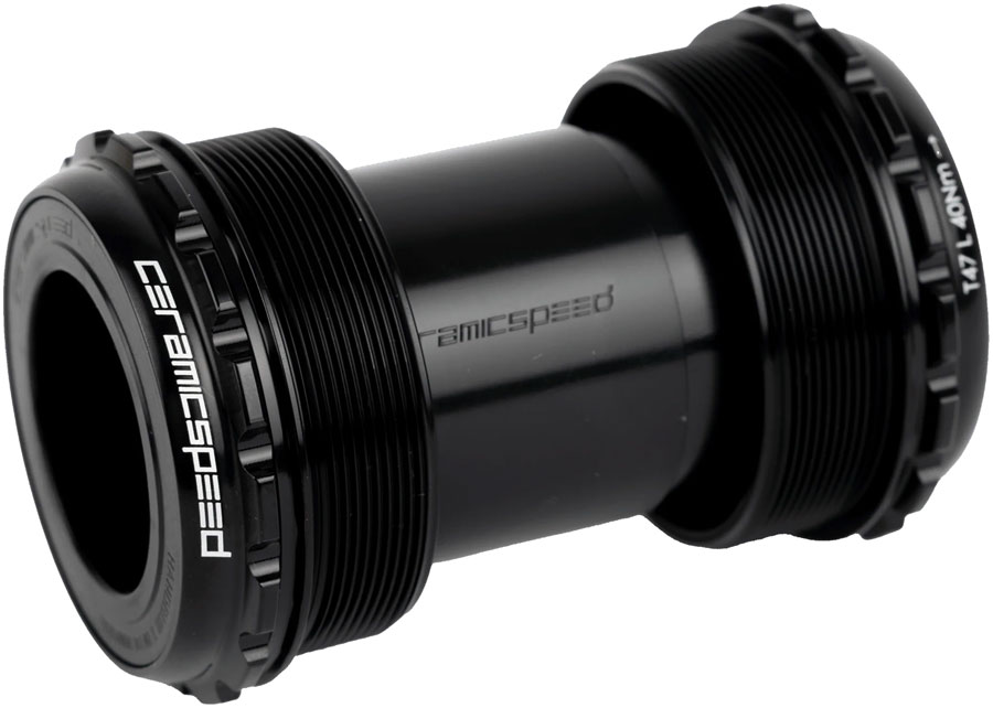 CeramicSpeed BB ALPHA Bottom Bracket - T47, 73mm, For SRAM DUB Spindle, MTB, Black