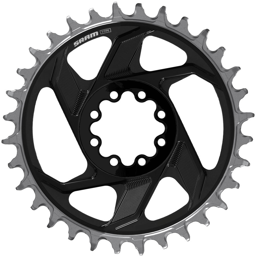 SRAM XX Downhill T-Type Direct Mount Chainring - 36t, 7-Speed, 8-Bolt Direct Mount, 6mm Offset, Aluminum, D1